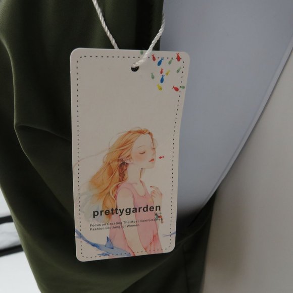 Prettygarden Women's Tummy Control Slimming Strap Backless Swimsuit XL NWT - Picture 3 of 4